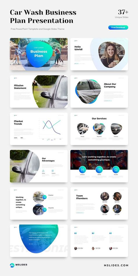 Car Wash Business Plan, Make A Business Plan, Car Wash Business, Making A Business Plan, Plan Presentation, Business Plan Presentation, Template For Powerpoint, Powerpoint Free, Opening Car