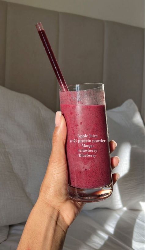 Click on pin to make it… Resep Smoothie, Healthy Hydration, Smoothie Drink Recipes, Healthy Drinks Smoothies, Easy Smoothie Recipes, Healthy Food Motivation, Healthy Lifestyle Food, Healthy Drinks Recipes, Think Food