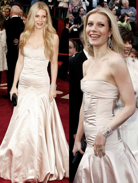 Gwyneth Paltrow Oscars 2005 in Stella McCartney Gwyneth Paltrow Oscars, Gwyneth Paltrow Wedding, Gywenth Paltrow, English Celebrities, 90s Red Carpet, Dream Prom Dress, Prom Dress Inspo, Glamour World, The Bling Ring