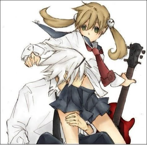 Maka X Soul, Soul Eater Evans, Soul X Maka, Soul And Maka, Soul Eater Manga, Duos Icons, Anime Soul, Cute Anime Profile Pictures, Dessin Adorable