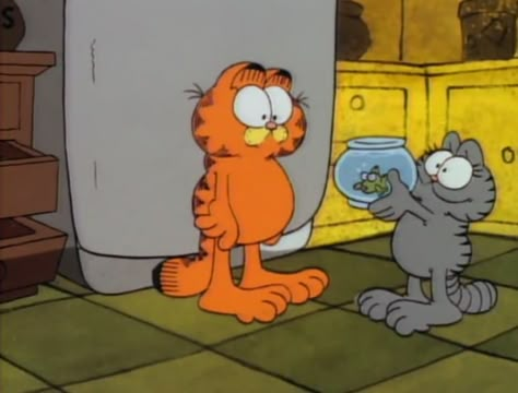 Nermal Garfield Icon, Garfield And Nermal, Nermal Garfield, Garfield Stuff, Garfield Pictures, Garfield Images, Garfield Cat, I Hate Mondays, Garfield And Odie