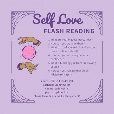 🔮🃏✨ FLASH READINGS! ✨🃏🔮 #witchcraft #tarot #tarotreader Tarot Content Ideas, Psychic Mediums, Tarot Readers, Spiritual Journey, Tarot Reading, Work On Yourself, Self Love, Love You, Reading