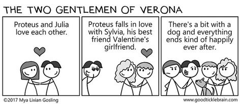 Two Noble Kinsmen A collection of Two Noble Kinsmen-themed stick-figure comics by Good Tickle Brain. Book Doodles, Two Gentlemen Of Verona, Friends Valentines, Im Crazy, Love Each Other, Stick Figures, The Two, Verona, Best Dogs