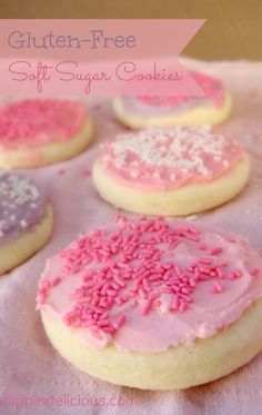 Gluten Free Sugar Cookies Recipe, Soft Frosted Sugar Cookies, Gluten Free Sugar Cookies, Soft Sugar, Duncan Hines, Sugar Cookie Frosting, Soft Sugar Cookies, Gluten Free Sweet, Gluten Free Sweets