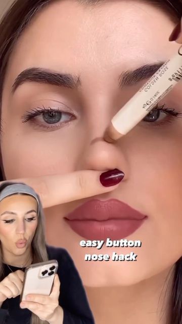 Makeup on Instagram: "Easy button nose contour hack! 🤌🏼 @makeupby_elliee" Button Nose Contour, Powder Eyeliner, Best Perfumes For Women, Nose Contour, Powdered Eyeliner, Apply Eyeshadow, Best Perfumes, Button Nose, Popular Perfumes