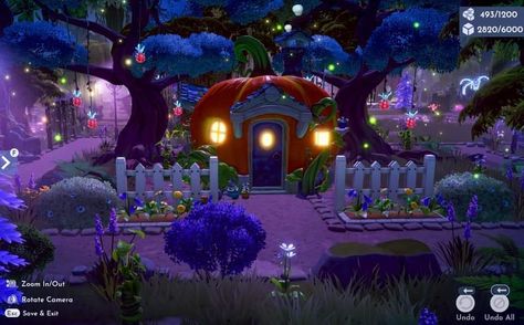 Dreamlight Valley Eric Castle, Dreamlight Valley Ursula House, Forgotten Lands Ideas, Dreamland Ideas, Disney Island, Deco Disney, Valley Game, Enchanted Castle, Cozy Gaming