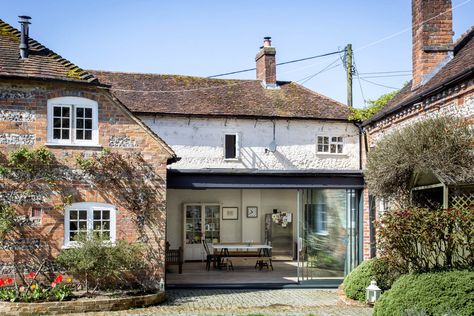 Windows and Doors - Fowler Architecture and Planning | Wiltshire, UK Timber Frame Extension, Ruins Architecture, Big Cottages, Cottage Extension, Flat Roof Extension, Cottage Style Furniture, Zinc Roof, Garden Room Extensions, Building Extension