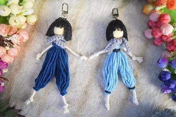 Macrame Dolls Tutorials, Macrame Dolls How To Make, Diy Yarn Dolls, Macrame Doll, Macrame Dolls, Makramee Diy, Boho Crafts Diy, Yarn Dolls, Crochet Dolls Free Patterns