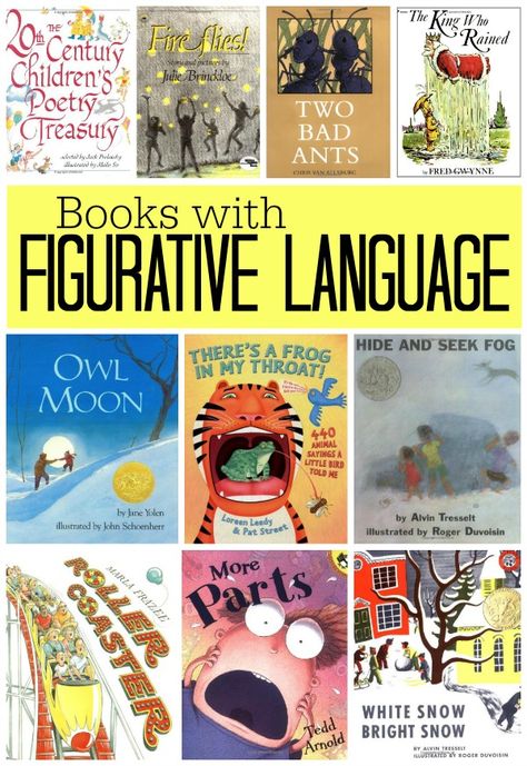 Books with Figurative Language Teaching Figurative Language, Jane Yolen, Owl Moon, To Do List Printable, 5th Grade Reading, 4th Grade Reading, Read Alouds, Teaching Ela, 3rd Grade Reading