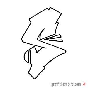 S In Graffiti, Letter S Graffiti, Graffiti Letter S, Graffiti Fonts, Graffiti Names, Graffiti Lettering Alphabet, Graffiti Art Letters, Graffiti Wildstyle, Tattoo Lettering Design