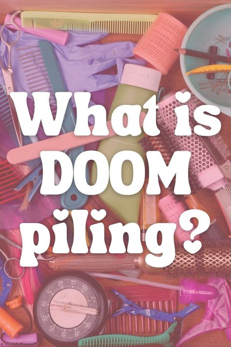 What is DOOM piling? (ADHD friendly tidying hack - aka DOOM boxes, DOOM bags) — Minimize My Mess Toy Clutter, Executive Functioning Skills, Clutter Organization, Brain Dump, Simple Life Hacks, Mental And Emotional Health, Tidy Up, Emotional Health, Organization Ideas