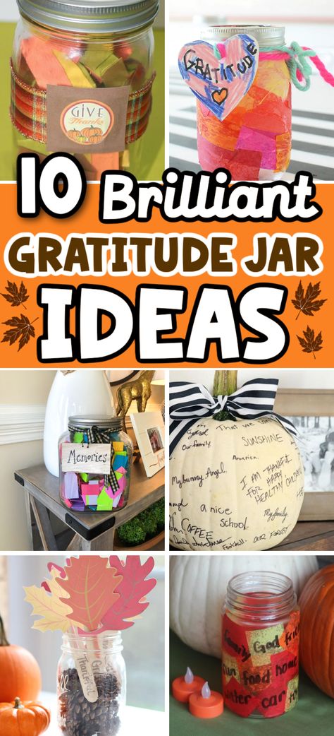 various images of gratitude jar ideas Diy Gratitude Gifts, Gratitude Painting Ideas, Gratitude Jar Ideas Diy, Thanksgiving Gratitude Crafts, Thankful Jar Ideas, Gratitude Jars Diy, Gratitude Gift Ideas, Gratitude Crafts For Adults, Blessing Jar Printable