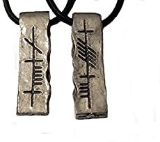 Ogham Tattoo, Ogham Alphabet, Be Brave Tattoo, Soul Friend, Irish Language, Irish Women, Ancient Stone, Art Friend, Pewter Pendant