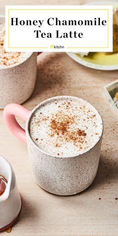 Recipe: Honey Chamomile Tea Latte — Recipes from The Kitchn Chamomile Tea Latte, Warm Drinks Recipes, Books And Tea, Tea Latte Recipe, Plat Vegan, Hot Drinks Recipes, Tea Drink Recipes, Cozy Drinks, Comidas Fitness