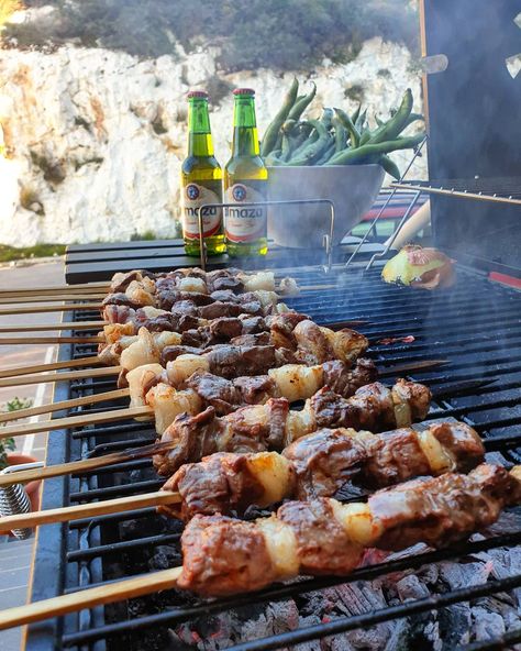 Lebanese Bbq, Side Photo, Grill Station, Saturday Afternoon, On The Side, Lebanon, Siding, Beer, Chicken