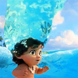 Pixars gifs — baby Moana Moana Video, Moana Gif, Moana 2016, Moana Movie, Moana Bebe, Disney Gifs, Baby Moana, Disney Princess Moana, Moana Disney