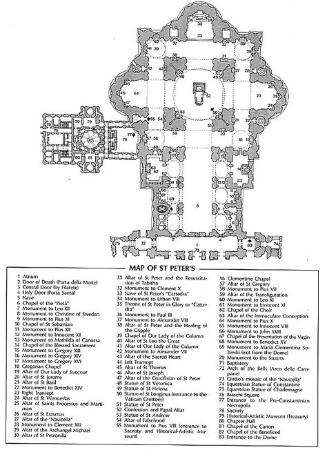 st peters basilica floor plan - Google Search Basilica Architecture, Angkor Wat Temple, St Peters Basilica, Drawing Architecture, St Peters, Italian Baroque, Saint Peter, Roman Architecture, Temple Architecture