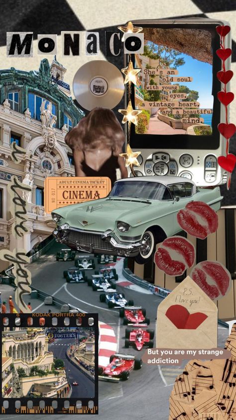 Monaco Aesthetic Wallpaper Laptop, Monaco Aesthetic Wallpaper, Monaco Aesthetic, Romanticing Life, Shuffles Aesthetic, Aesthetic Shuffles, Summer Wallpapers, Travel Collage, Vision Board Wallpaper