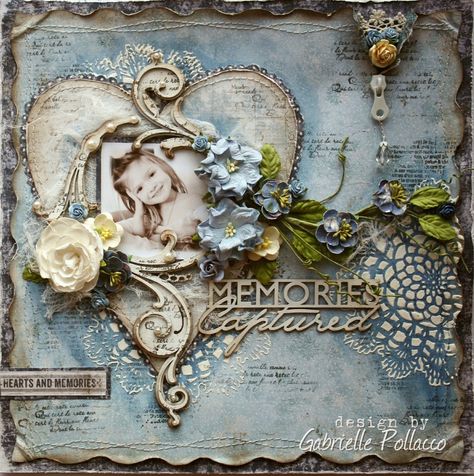 Mixed Media Layout, Altered Canvas, Heritage Scrapbooking, Pretty Mess, Altered Photo, Mixed Media Tutorials, Mixed Media Scrapbooking, Scrapbook Page Layouts, Mixed Media Projects