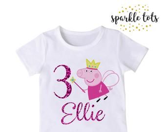 Peppa pig birthday dress for girl peppa birthday tshirt | Etsy Peppa Pig Party Ideas, Pig Party Ideas, Peppa Pig Birthday Shirt, Peppa Pig Birthday Outfit, Peppa Pig Stickers, Peppa Birthday, Peppa Pig Outfit, Girls Birthday Outfit, Pig Stickers