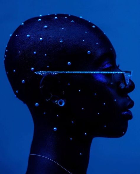 Black Photography, Art Society, Blue Pearl, Black Culture, Photography Inspo, Blue Aesthetic, Black Is Beautiful, Black Aesthetic, Aesthetic Photography