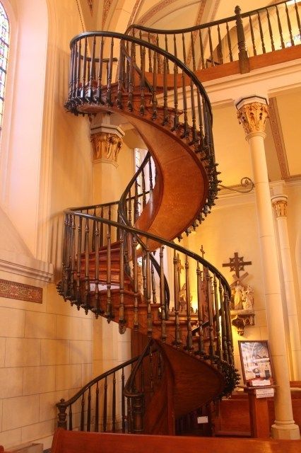 6 Places to Visit Around Santa Fe & Albuquerque, New Mexico This Summer - TWO WORLDS TREASURES Carlsbad Nm, Loretto Chapel, Stone Stairs, Sante Fe, Spiral Stairs, Land Of Enchantment, Santa Fe Nm, Stairway To Heaven, Spiral Staircase