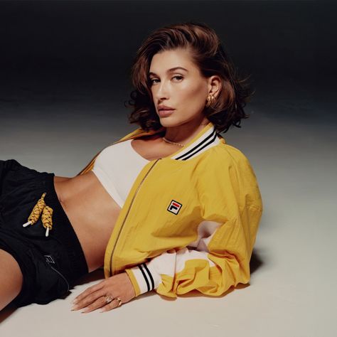 Wallpaper hailey bieber, fila shoes photoshoot, 2024 desktop wallpaper, hd image, picture, background, 9efdc2 | wallpapersmug Hailey Bieber Coachella, Tennis Court Photoshoot, Shoes Photoshoot, Knitted Outfits, Sports Fashion Editorial, Hailey Bieber Outfits, Spring Campaign, Sporty Set, Fashion Beauty Photography