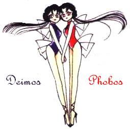 Phobos and Deimos Phobos Deimos, Sailor Moon Meme, Crystal Tokyo, Sailor Fuku, Sailor Senshi, Sailor Mars, Pretty Guardian Sailor Moon, School Uniforms, Sailor Moon