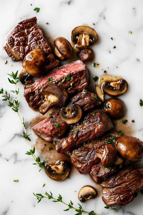 Perfect your steak with this grilled rib eye steak recipe. Use a cast iron pan on the stove top or fire up the grill. Easy, delicious steak recipes for any occasion. Beef Stroganoff With Rice, Ribeye Cap Steak, Easy Chimichurri Sauce, Rib Eye Recipes, Cast Iron Steak, Sesame Beef, Grilled Ribeye Steak, Ribeye Steak Recipes, Grilled Ribeye