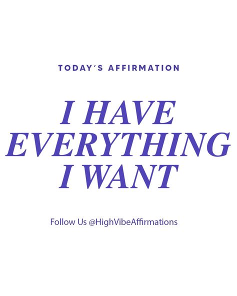 I Have Everything I Want, Weekly Affirmations, Today's Affirmation, I Have Everything I Need, Affirmation Motivation, 2024 Affirmations, Affirmation Of The Day, Affirmations For Kids, Affirmations For Women