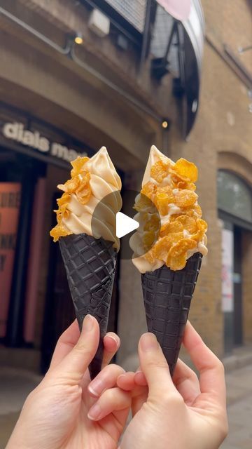 soft serve society on Instagram: "POV: you wake up on the right side of the bed knowing you are going to try our cereal milk soft serve 🌞☁️🥣🥛🥰  #LondonDesserts #ShoreditchSweets #CoventGardenTreats #LondonIceCream #matchalover #ShoreditchEats #CoventGardenDelights #SoftServeHeaven #ShoreditchTreats #hotchocolate #LondonDessertLovers #SoftServeObsession #hotchocolatestation #ShoreditchDessertShop #CoventGardenIndulgence #LondonFoodieFinds #SoftServeMagic #shoreditchfoodscene" Cereal Milk, Dessert Shop, Soft Serve, Places To Eat, Right Side, Matcha, Wake Up, Hot Chocolate, Knowing You