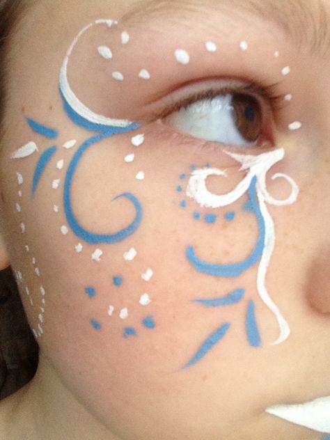 I love doing face painting!!!! Basic Face Painting Ideas, How To Paint Facial Features, Color Wars Spirit Week Blue, Face Painting Ideas Aesthetic, High School Football Face Paint Ideas, Face Paint Aesthetic Ideas, Soccer Face Painting Ideas, Drawing On Face For Kids, Team Face Paint Ideas