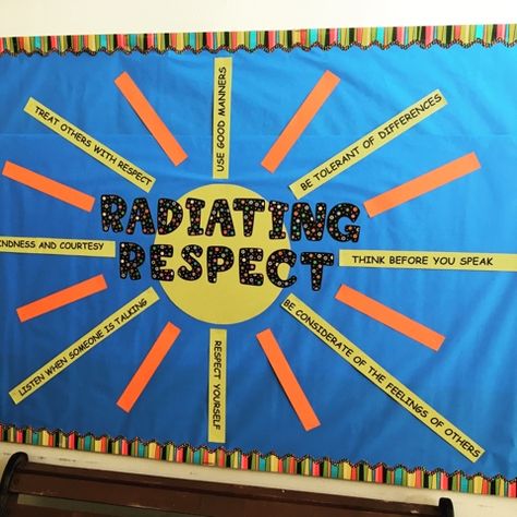 Bulletin board idea for spring                                                                                                                                                                                 More Respect Bulletin Boards, Elementary Counselor, School Counseling Bulletin Boards, Counseling Bulletin Boards, Middle School Bulletin Boards, Motivational Board, Resident Advisor, Teaching Portfolio, Spring Board