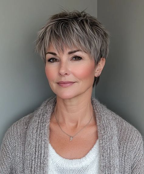 51 Stunning Short Hairstyles For Women Over 40: From Pixies To Bobs - Hair Trend Guide Mullet Women Short, Really Short Bob, Trendy Short Hairstyles, Mullet Women, Shaggy Pixie, Textured Lob, Bob With Highlights, Messy Pixie, Curly Pixie Cuts