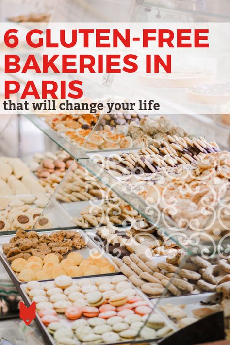 Pastries and bread are an integral part of French cuisine, and no trip to Paris is complete without devouring as much of them as possible. But finding boulangeries that use celiac-friendly recipes has been a challenge—until now. These gluten free bakeries in Paris are preparing the same decadent desserts you know and love—no gluten required. Check out our guide for the full list. #Paris #glutenfree Parisian Honeymoon, Paris Bakeries, Bakery In Paris, Cakes Colorful, Gluten Free Croissant, Colorful Macarons, Travel To Paris, Coffee And Food, Gluten Free Travel