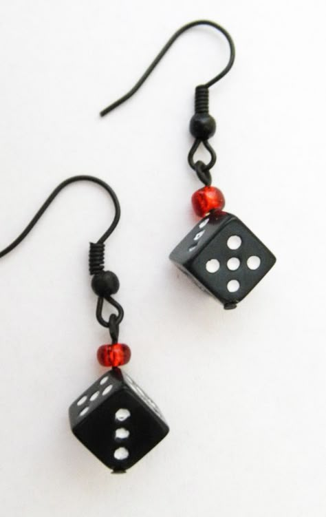 Hex Nut Jewelry, Prom Games, Pandora Jewelry Necklace, Crazy Earrings, Post Prom, Dice Earrings, Diy Earrings Easy, Black Earring, Black Fish