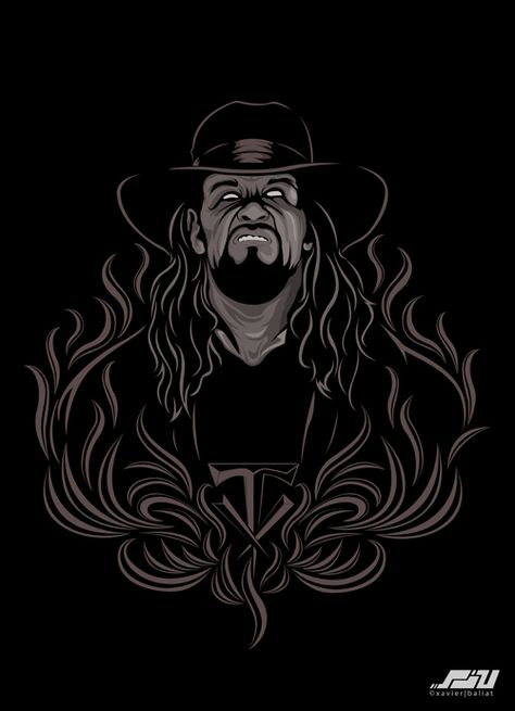 Dark undertaker Undertaker Tattoo, Undertaker Wallpaper, Undertaker Wwf, Wwe Art, Wwf Superstars, Undertaker Wwe, Bee Drawing, Wrestling Posters, Wwe Pictures