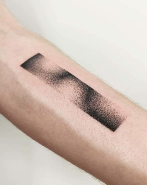 Tattoo In Rectangle Frame, Shadowed Tattoo, Almost Tattoo, Hand Shadow Tattoo, Rectangle Tattoo Ideas, Rectangle Tattoo Design, Hand Poked Tattoo Ideas, Shadow Tattoo Ideas, Framed Tattoo Ideas