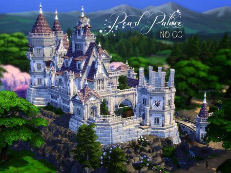 Sims 4 Royal Castle, Sims 4 Royal, Castle Layout, Castle House Design, The Sims 4 Lots, Royal Castle, Sims 4 House Plans, Sims 4 House Building, Monster House