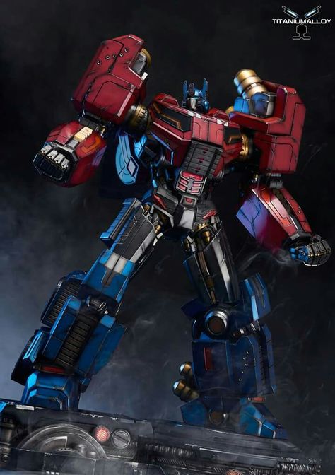 Titanium Alloy Fall of Cybertron Optimus Prime Fall Of Cybertron Optimus Prime, Transformers Fall Of Cybertron Art, Transformers Fall Of Cybertron, Transformer Toys, Fall Of Cybertron, Transformers Figures, Transformers Wallpaper, Optimus Prime Art, Optimus Prime Wallpaper