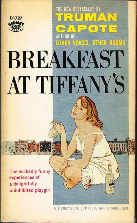 BREAKFAST AT TIFFANY'S by Truman Capote Breakfast At Tiffany's Book, Patrick Modiano, Summer Book Club, Short Novels, Truman Capote, Breakfast At Tiffany's, Ayn Rand, Summer Books, Breakfast At Tiffanys