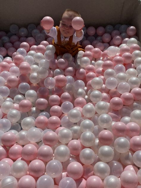 Baby in ball pit. A winning first birthfay party Soft Play, Indoor Playground, Ball Pit, Play Set