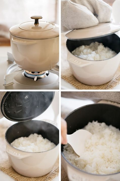 Japanese Rice Cooker, How To Cook Japanese Rice, Japanese Rice Recipe, Healthy Food Branding, Japanese Bread, Japanese Rice, Japanese Kitchen, Food Projects, How To Cook Rice