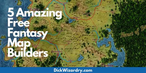 Fantasy Map Making Website, How To Make Your Own Fantasy Map, Fantasy Map Maker, Fantasy Map Making, Make A Map, Dnd World Map, Map Making, Fantasy World Map, Map Icons