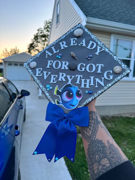 #GraduationCap #ClassOf2023 #BabyDory #graduationcapdesigns Dory Graduation Cap, Baby Dory, Grad Cap Designs, Graduation Cap Designs, Graduation Cap Decoration, Cap Decorations, Cap Designs, Grad Cap, Graduation Cap