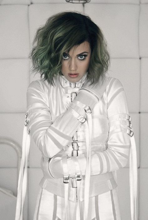 Katy Perry Straight Jacket Costume, Prismatic World Tour, Katy Kat, Straight Jacket, Melanie Martinez, Katy Perry, Role Models, Celebrity Crush, Jackets For Women