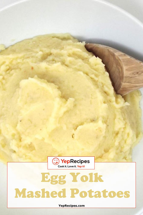 Creamy Egg Yolk Mashed Potatoes Creamy Eggs, Russet Potatoes, Creamy Mashed Potatoes, Egg Yolk, Potato Recipes, Gluten Free Vegetarian, Mashed Potatoes