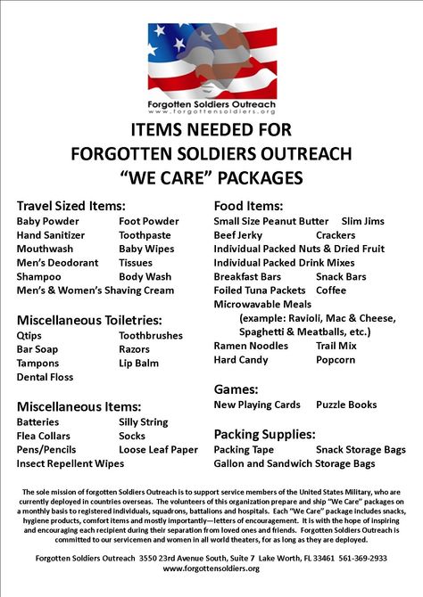 Care Package Ideas Military, Military Care Package Ideas, Army Care Package, Military Care Packages, Soldier Care Packages, Deployment Care Package Ideas, Community Service Ideas, Care Package Ideas, Deployment Care Packages