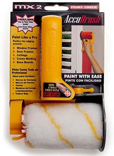 Achieving Flawless Edges: Consider the Accubrush Paint Edger Edge Painting Tool, Knockdown Texture, Paint Edger, Painting Corner, Paint Rollers, Different Types Of Painting, Painting Tool, Roller Design, Tape Painting