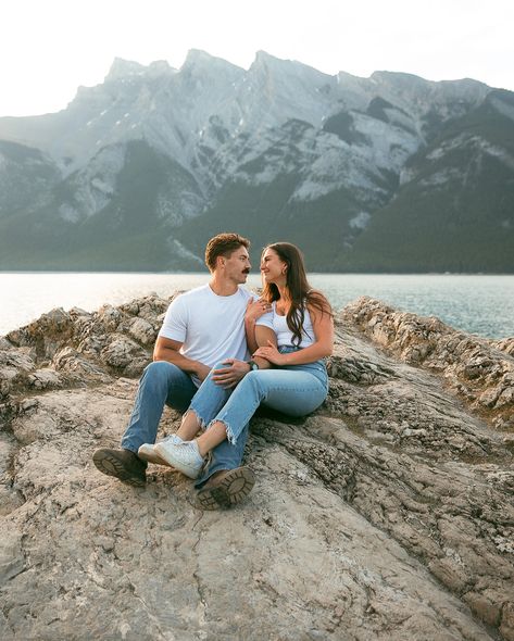 Swipe for the cutest surprise 🥹 I had so much fun photographing these two for their sunrise engagement session in Banff! I will always cherish my time photographing love in the mountains. Can’t wait to photograph their wedding next year! 🤍 - Keywords: Banff Alberta, Calgary, yyc, Calgary photographer, elopement photographer, mountains, mountain wedding, mountain engagement photos, wedding photographer, engagement photographer Banff Engagement Photos, Alberta Calgary, Wedding Mountain, Mountain Engagement Photos, Banff Alberta, Cute Surprises, Mountain Engagement, Photos Wedding, Mountain Wedding